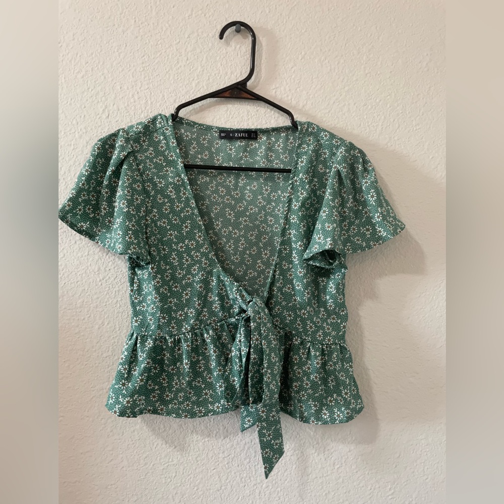 Zaful tie top